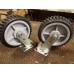 8" Flat Free Replacement Caster Set